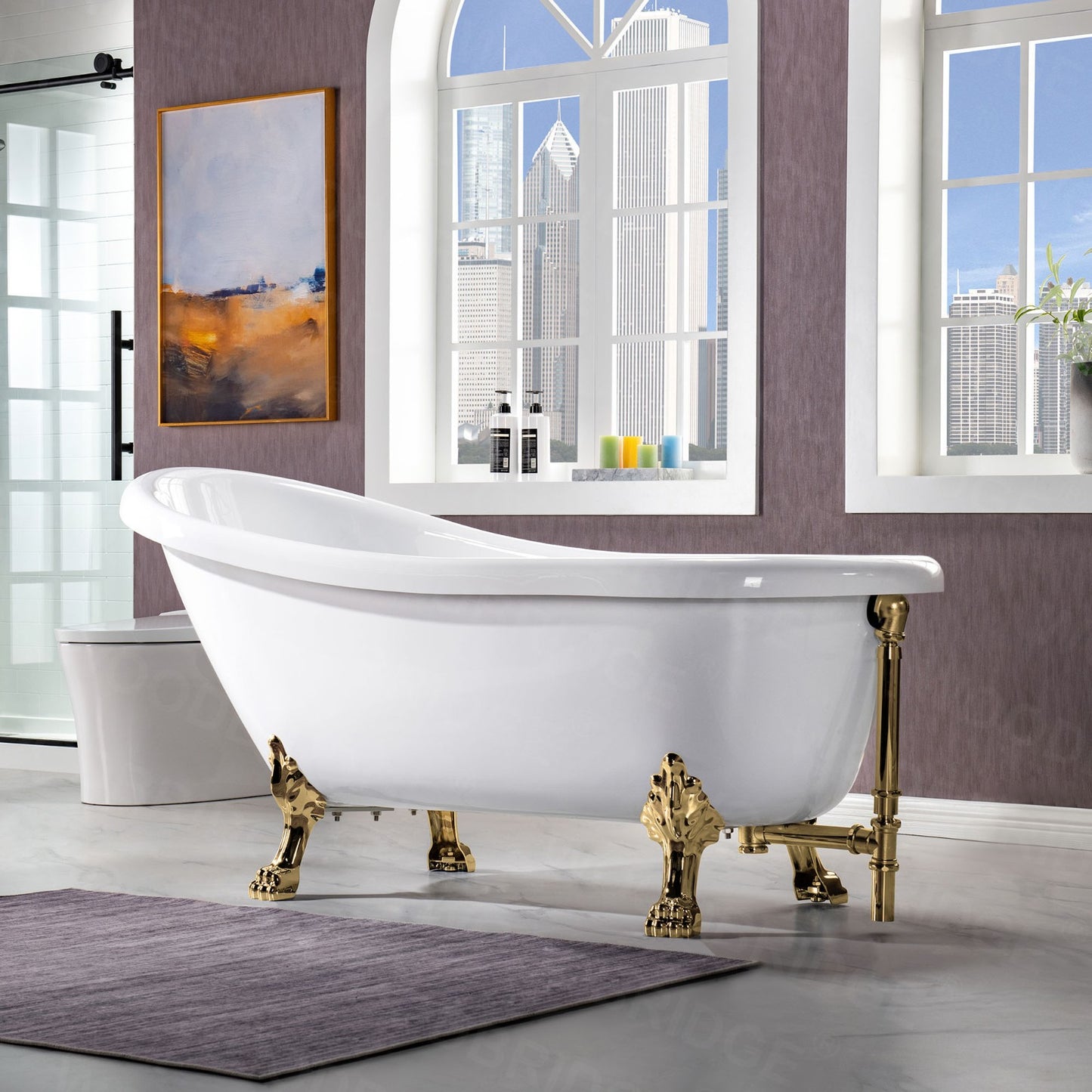 Barca 67" Freestanding Bathtub