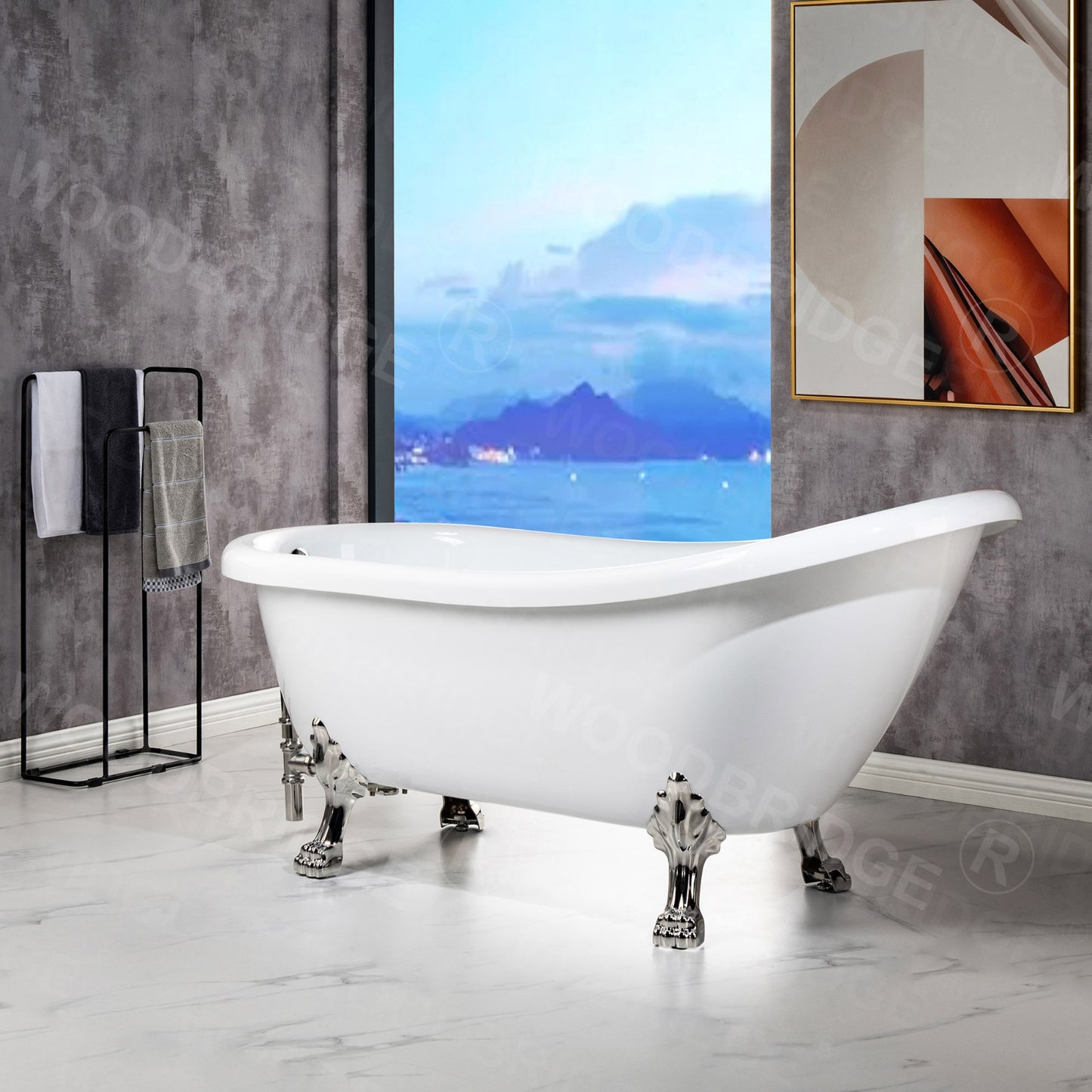 Barca 67" Freestanding Bathtub