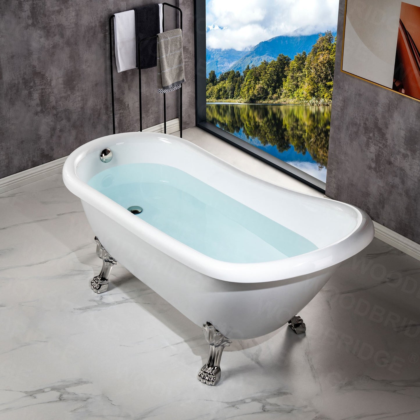 Barca 67" Freestanding Bathtub