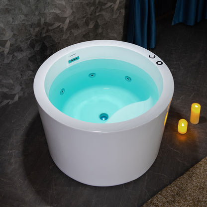 Blase 41" Freestanding Whirlpool Bathtub