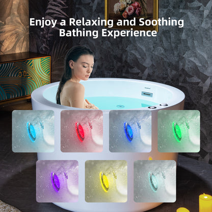 Blase 41" Freestanding Whirlpool Bathtub