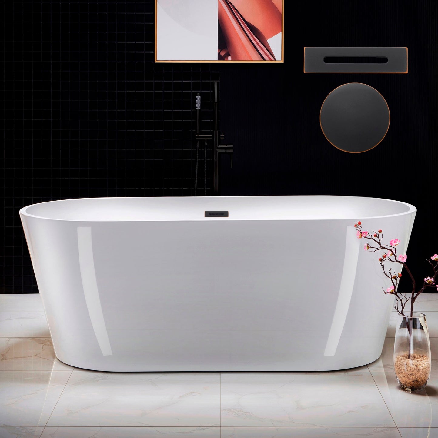 Brume 67" Freestanding Bathtub