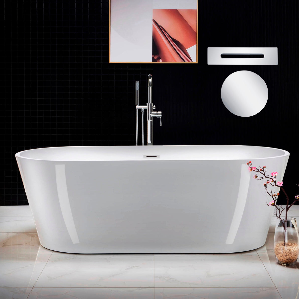 Brume 71" Freestanding Bathtub