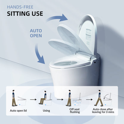 Callan One-Piece Intelligent Bidet Toilet - three-quarter view