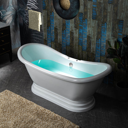 Chuan 70" Freestanding Bathtub