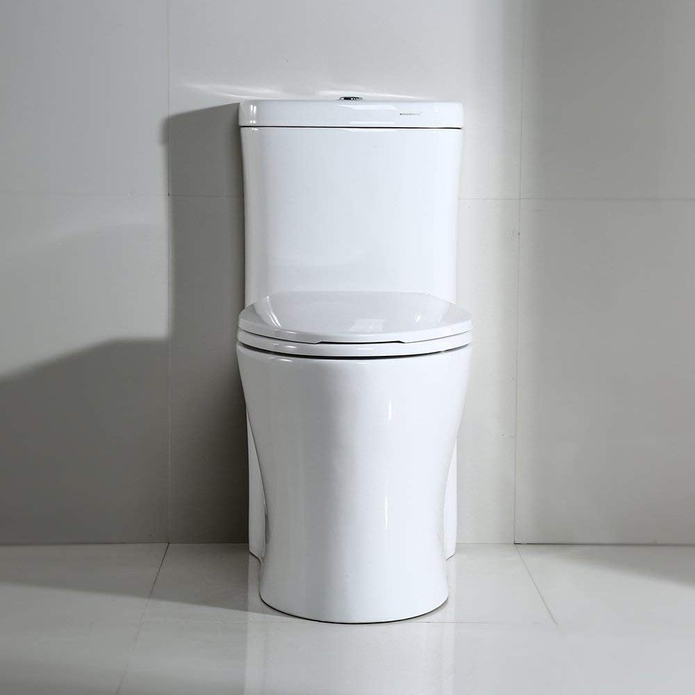 Corbin One-Piece Elongated Toilet - side view