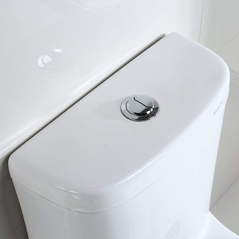 Corbin One-Piece Elongated Toilet - rear view