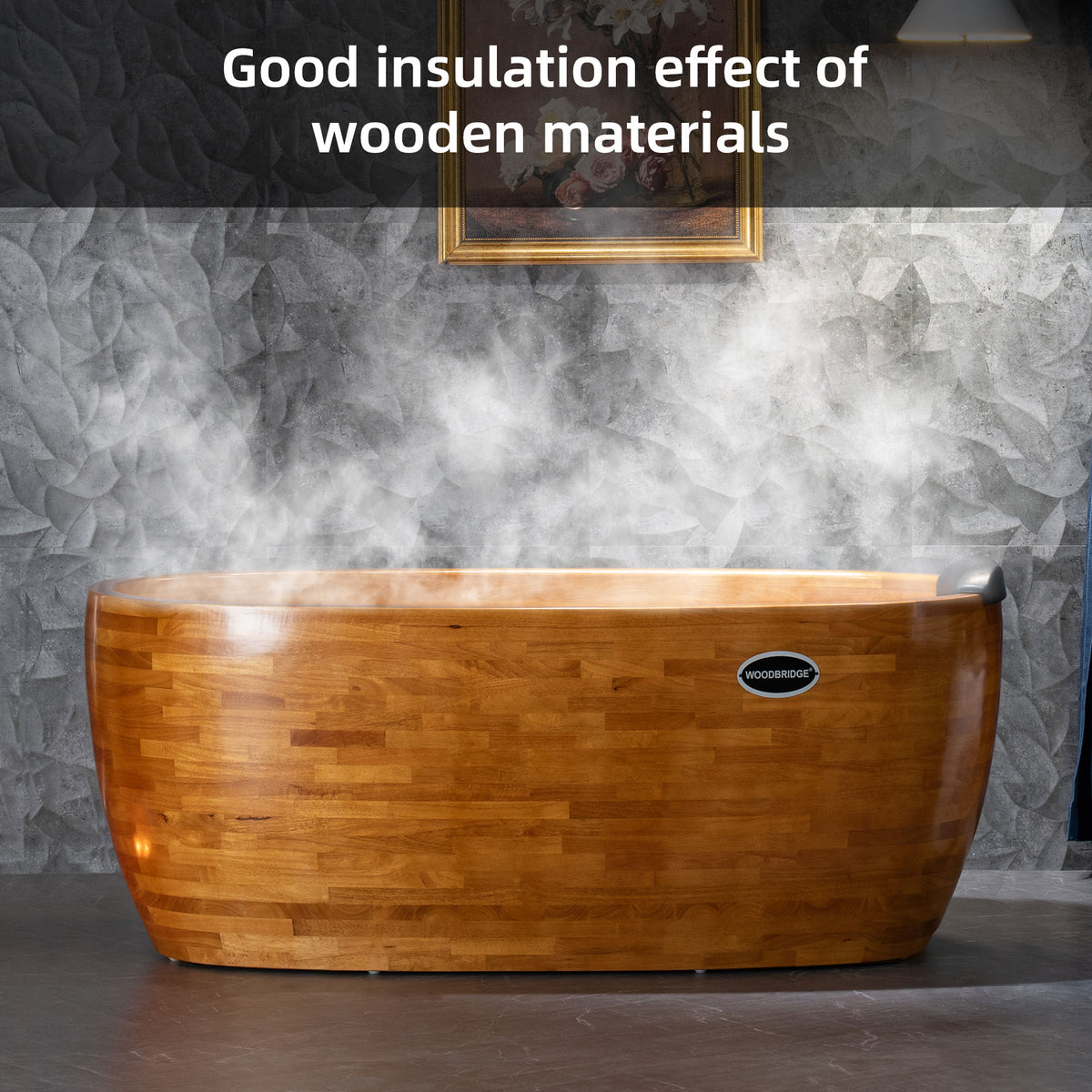 Derevo 59" Freestanding Bathtub