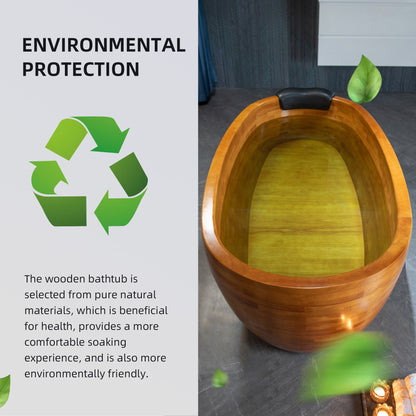 Derevo 59" Freestanding Bathtub