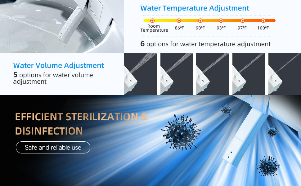 Elowen One-Piece Intelligent Bidet Toilet - feature detail