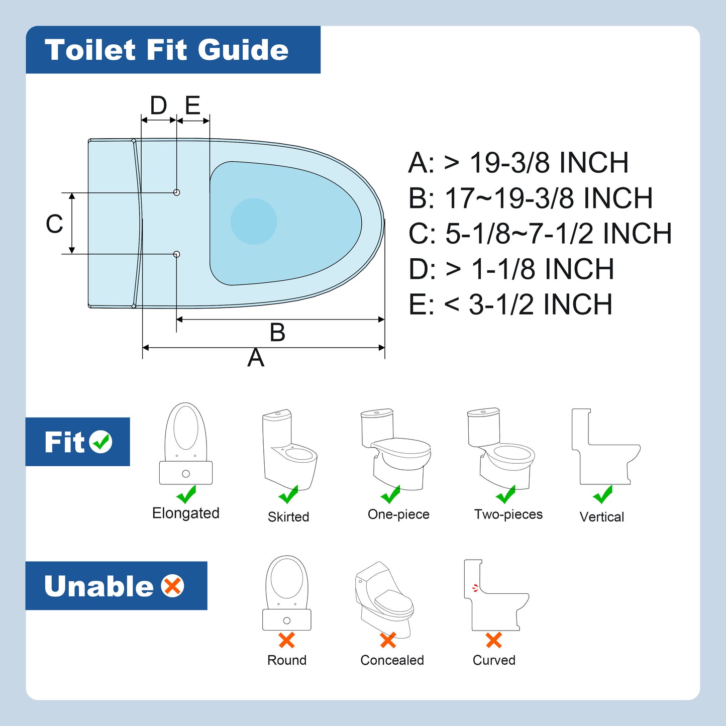 Elowen One-Piece Intelligent Bidet Toilet - lid detail