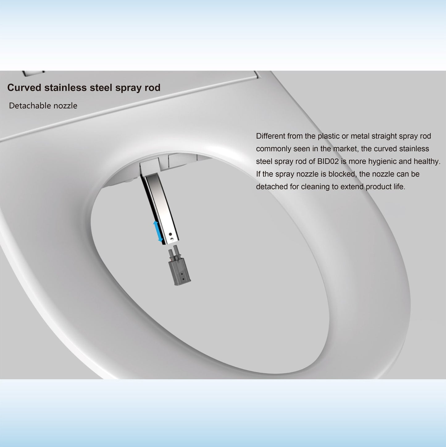 Ember Elongated Bidet Toilet Seat - additional view