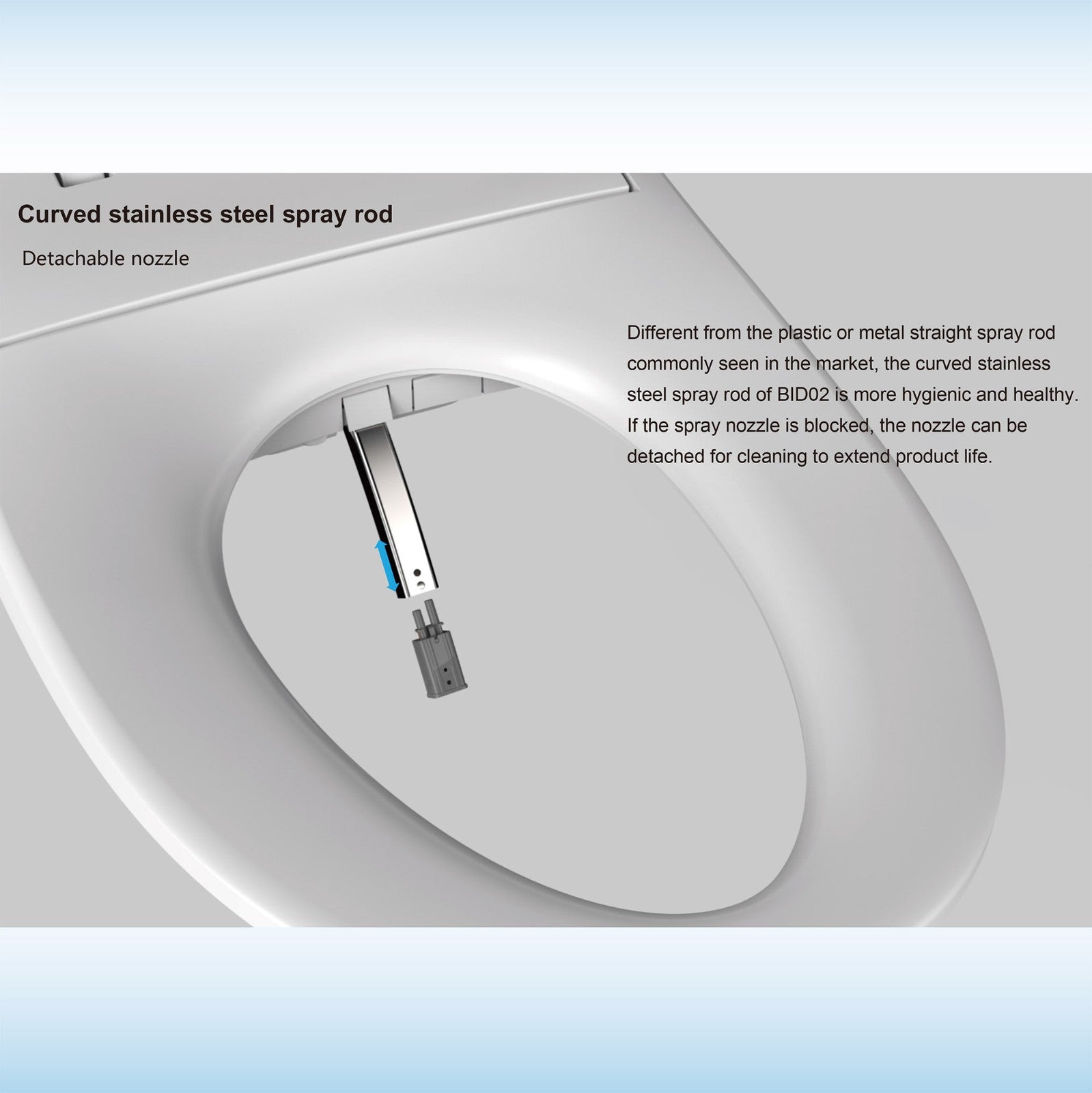 Ember Elongated Bidet Toilet Seat - additional view