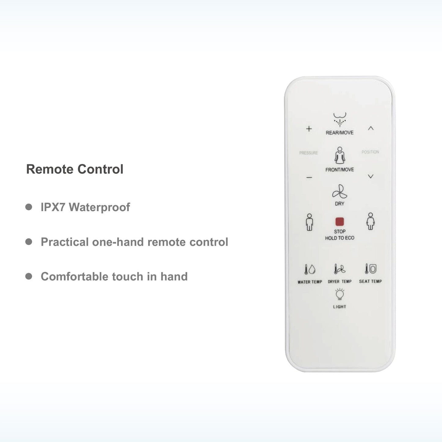 Ember Elongated Bidet Toilet Seat - nozzle detail