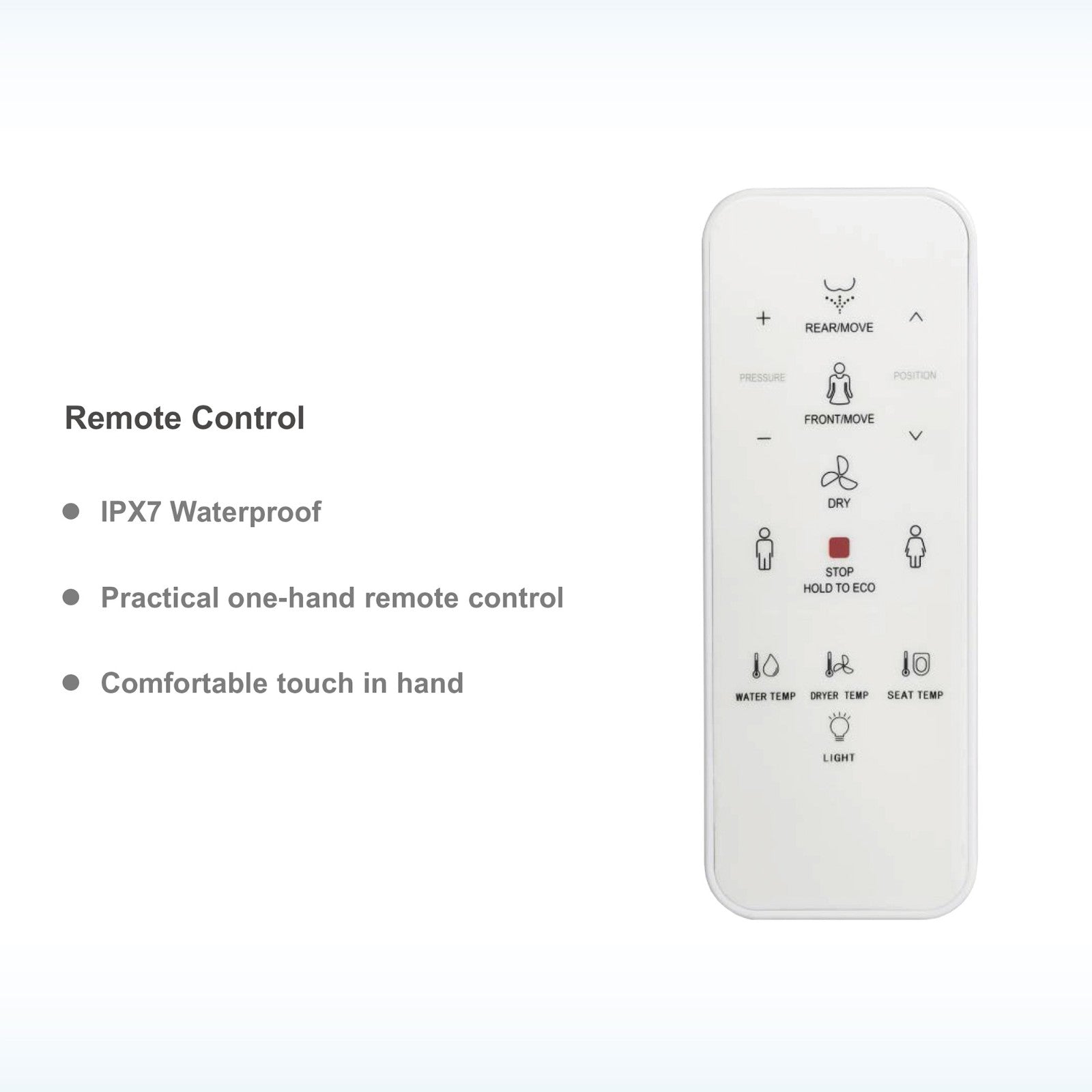 Ember Elongated Bidet Toilet Seat - nozzle detail