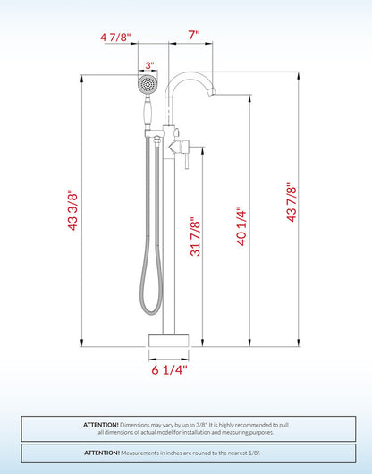 Fausta Freestanding Tub Faucet