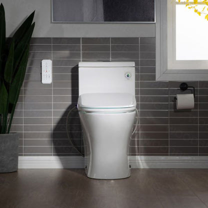 Faye One-Piece Intelligent Bidet Toilet - side view
