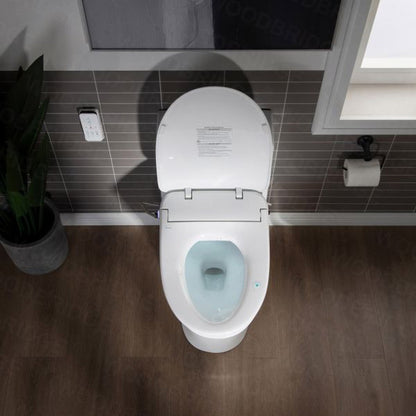 Faye One-Piece Intelligent Bidet Toilet - three-quarter view