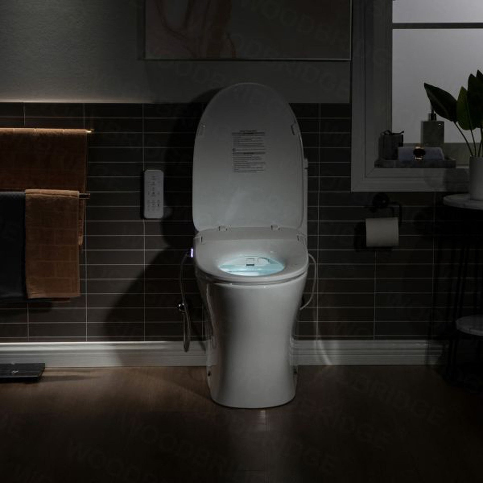 Faye One-Piece Intelligent Bidet Toilet - profile view