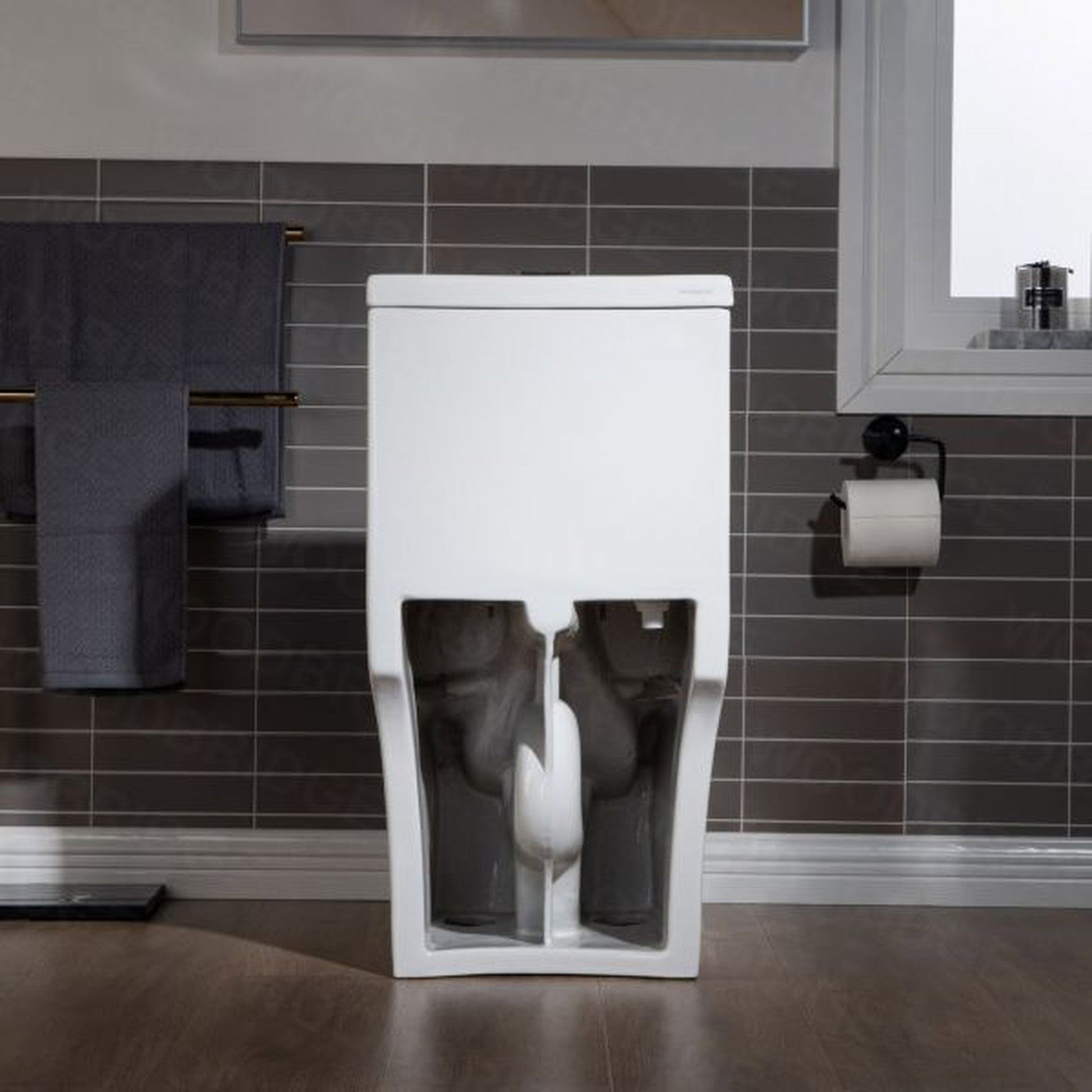 Faye One-Piece Intelligent Bidet Toilet - installation view