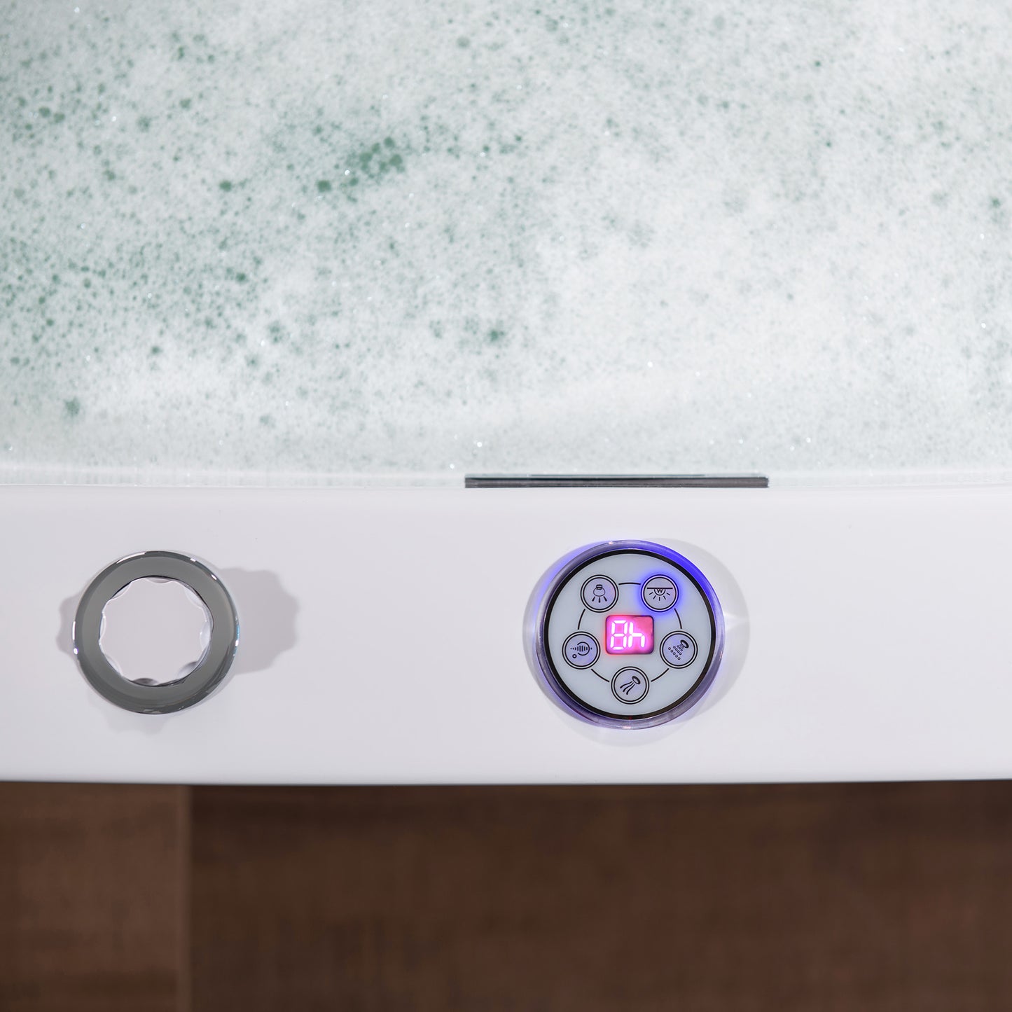 Ghumta 71" Freestanding Whirlpool Bathtub