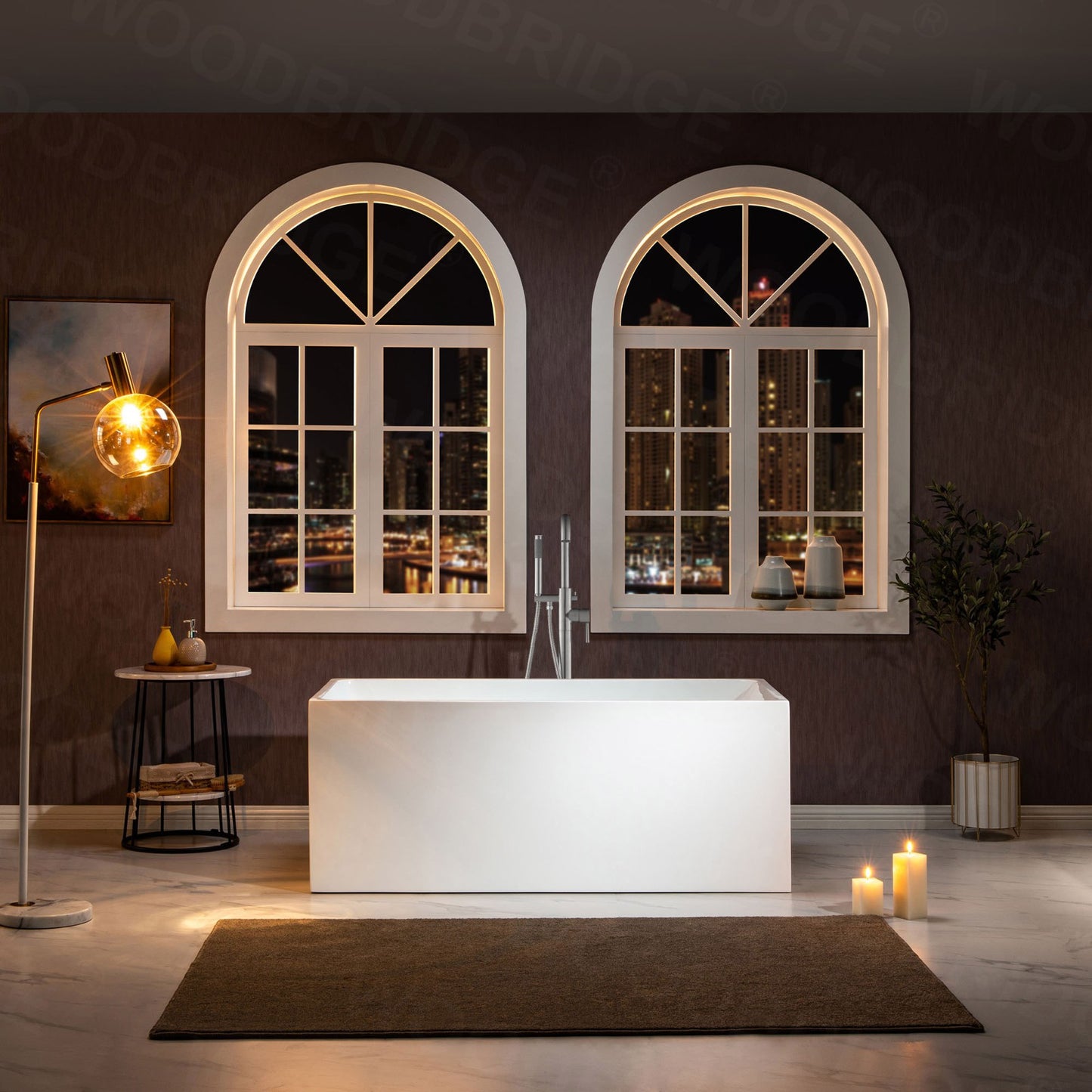Hako 59" Freestanding Bathtub