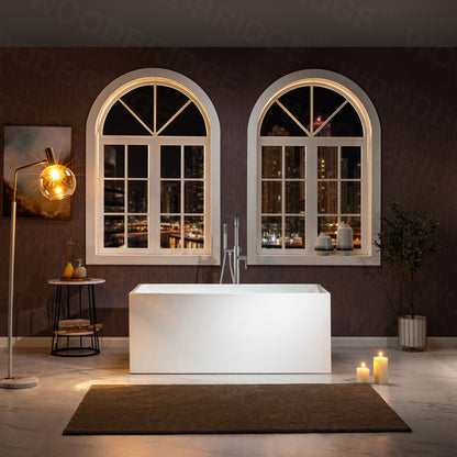 Hako 59" Freestanding Bathtub