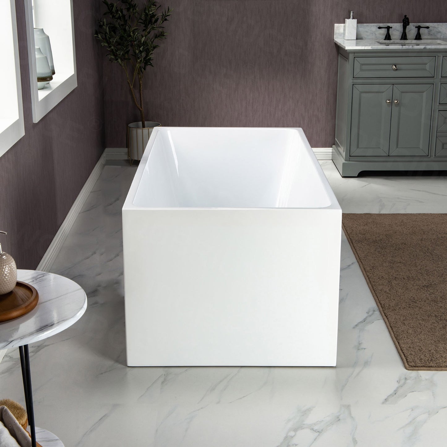 Hako 59" Freestanding Bathtub