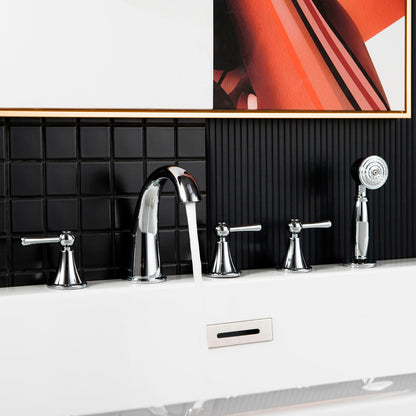 Hessa Deck Mouted Tub Faucet