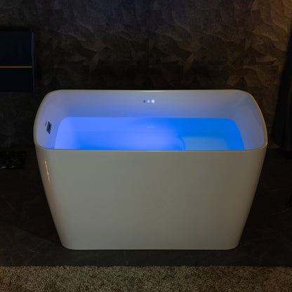 Hezi 48" Freestanding Whirlpool Bathtub