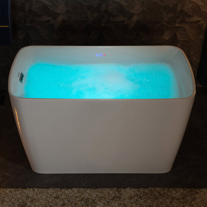 Hezi 48" Freestanding Whirlpool Bathtub