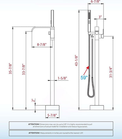 Imala Freestanding tub Faucet