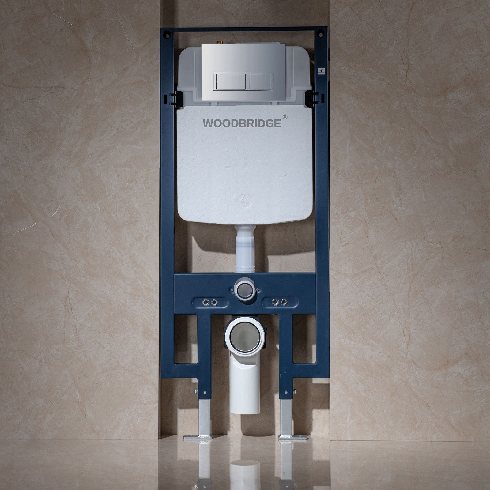 In-Wall Toilet Tank Carrier System - front view