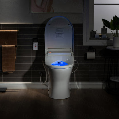 Isadora Elongated Intelligent Bidet Toilet - profile view
