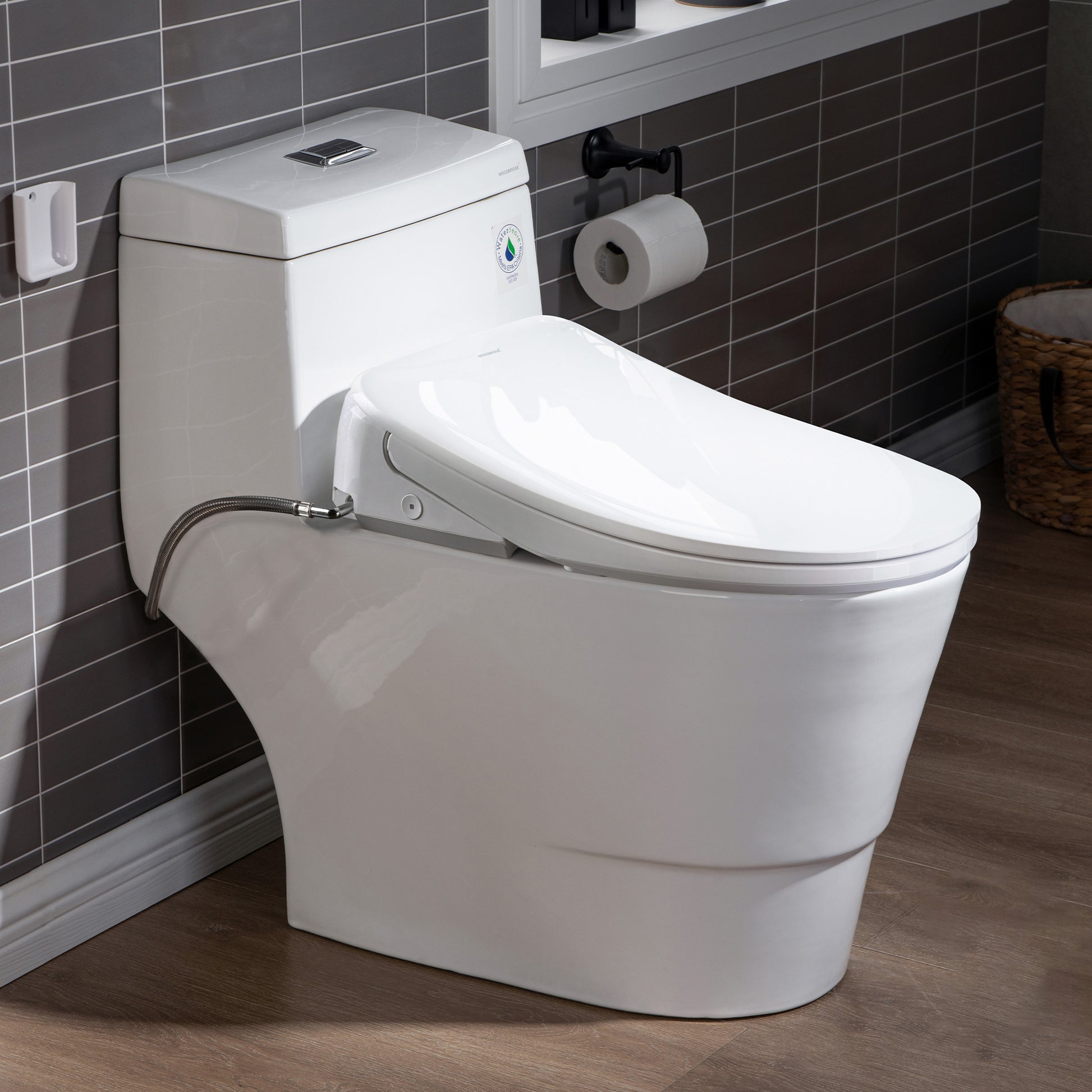 Juniper One-Piece Intelligent Bidet Toilet - front view