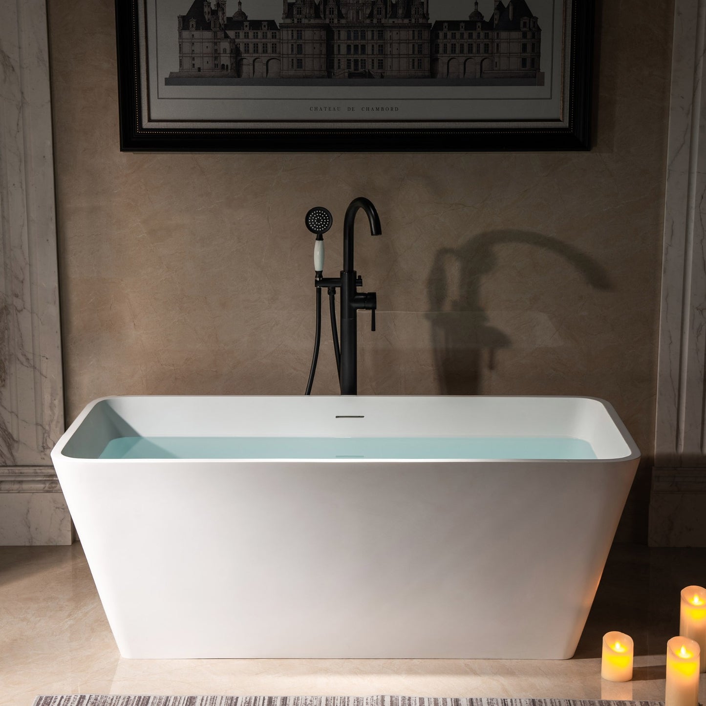 Kasten 59" Freestanding Bathtub