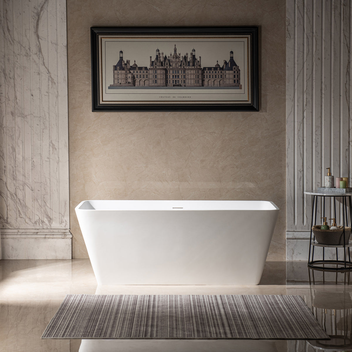 Kasten 59" Freestanding Bathtub
