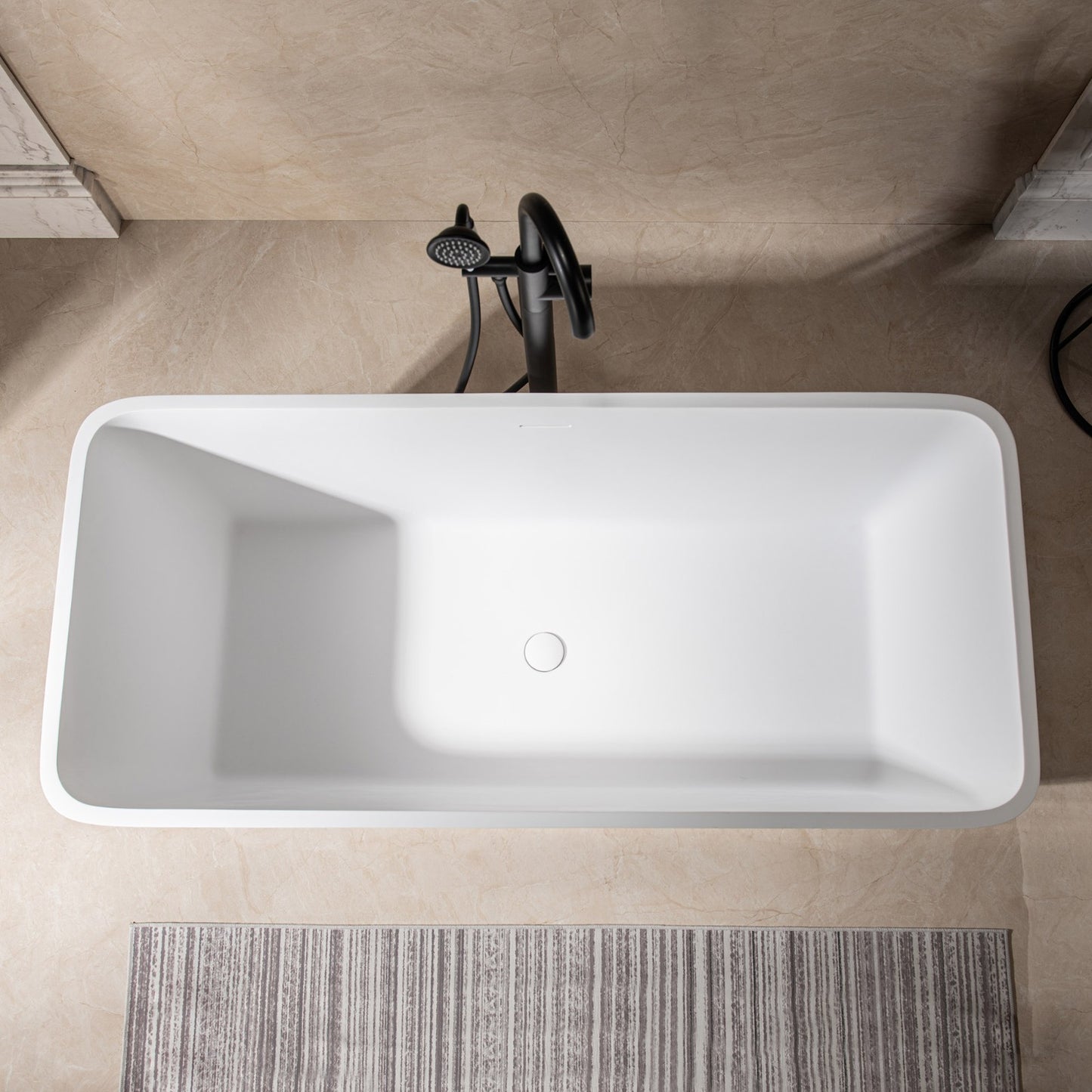 Kasten 59" Freestanding Bathtub
