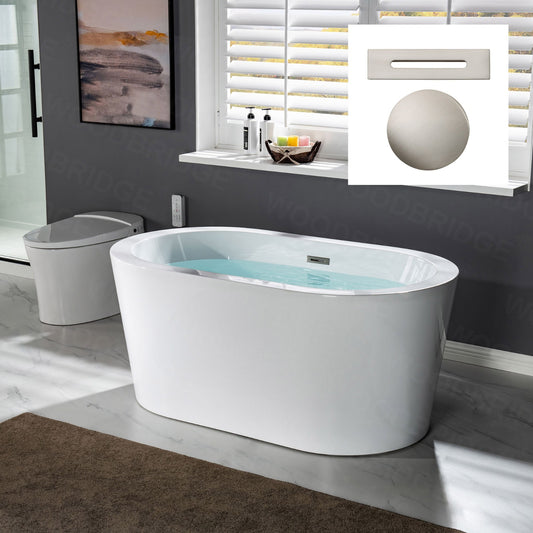 Kiri 56" Freestanding Bathtub