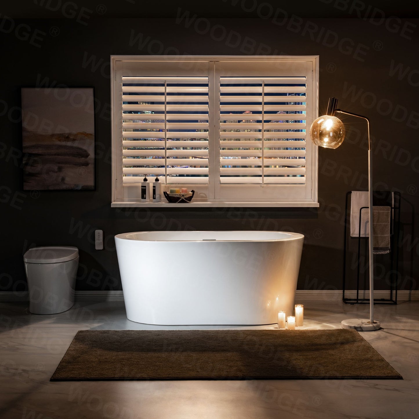 Kiri 56" Freestanding Bathtub