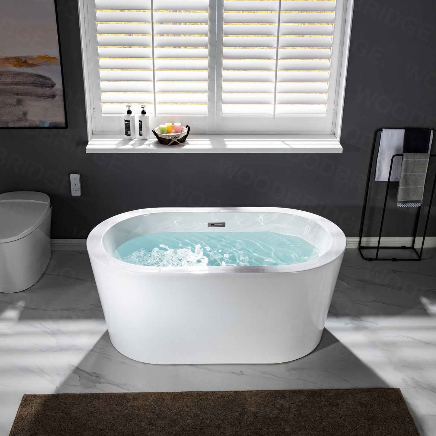 Kiri 56" Freestanding Bathtub