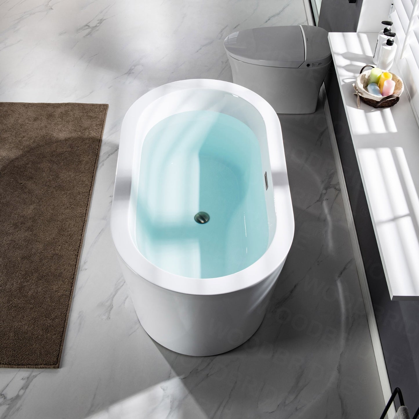 Kiri 56" Freestanding Bathtub