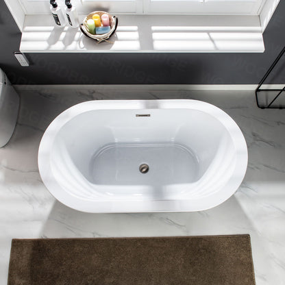 Kiri 56" Freestanding Bathtub