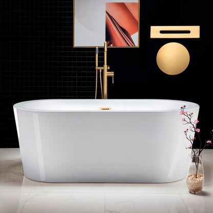 Kiri 59" Freestanding Bathtub