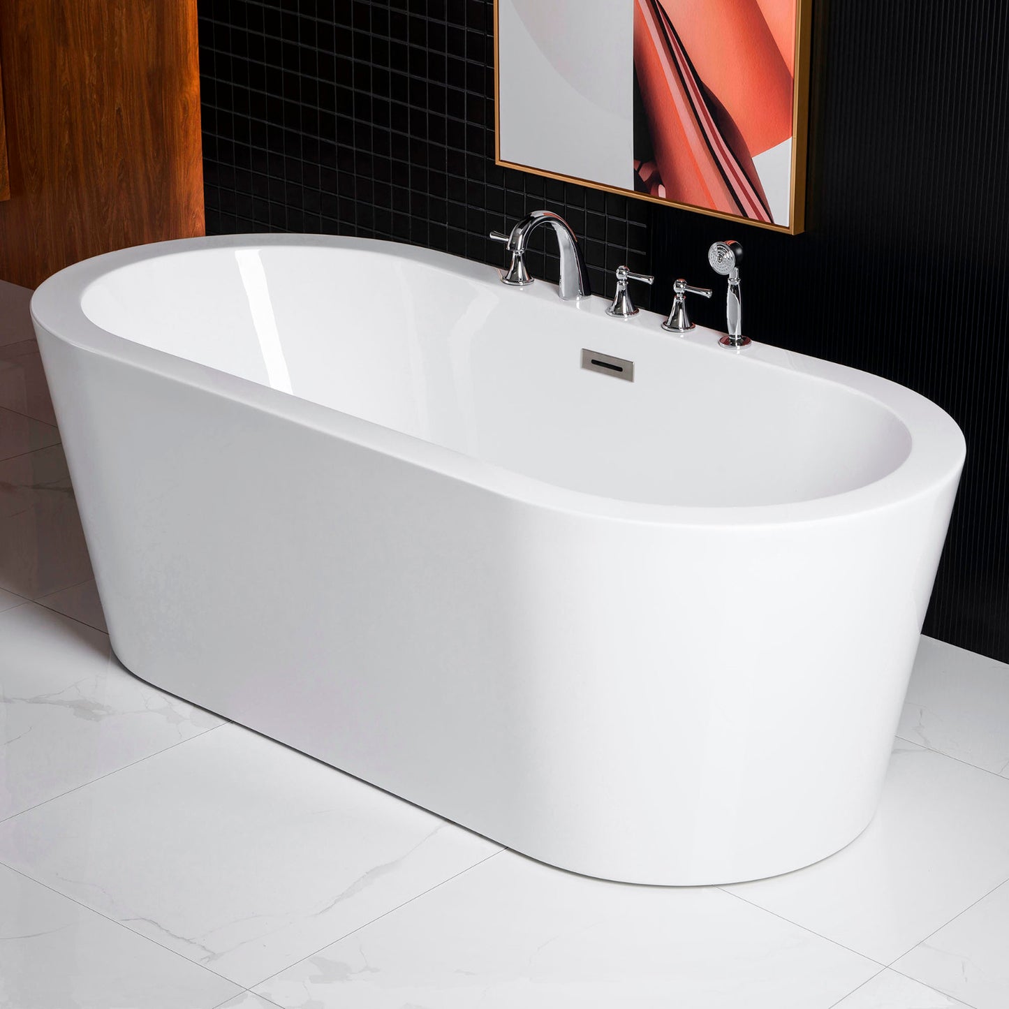 Kiri 67" Freestanding Bathtub