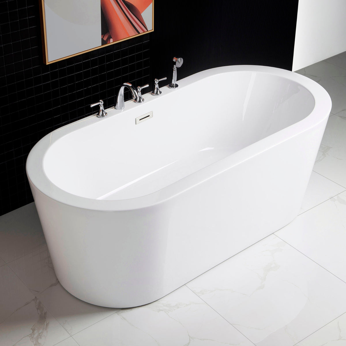 Kiri 67" Freestanding Bathtub