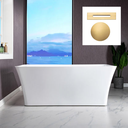 Kohrra 59" Freestanding Bathtub