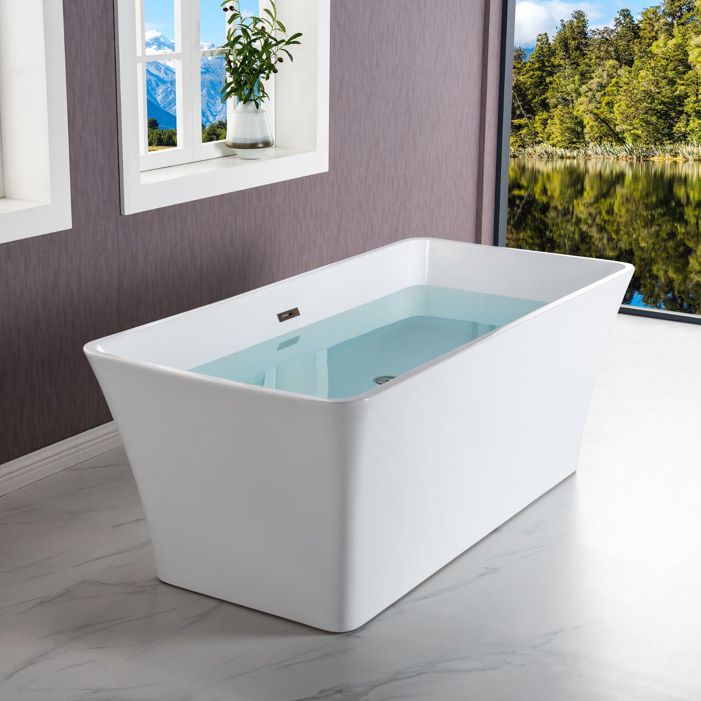 Kohrra 59" Freestanding Bathtub