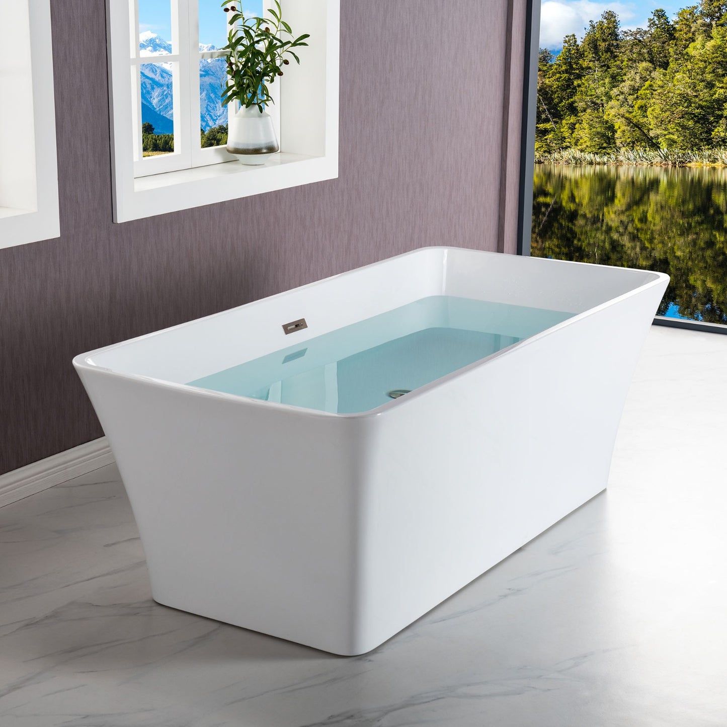 Kohrra 59" Freestanding Bathtub