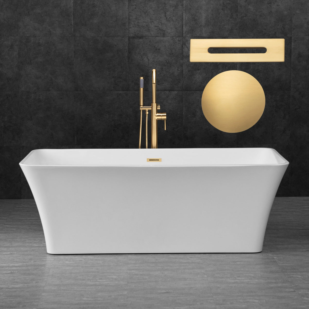 Kohrra 67" Freestanding Bathtub
